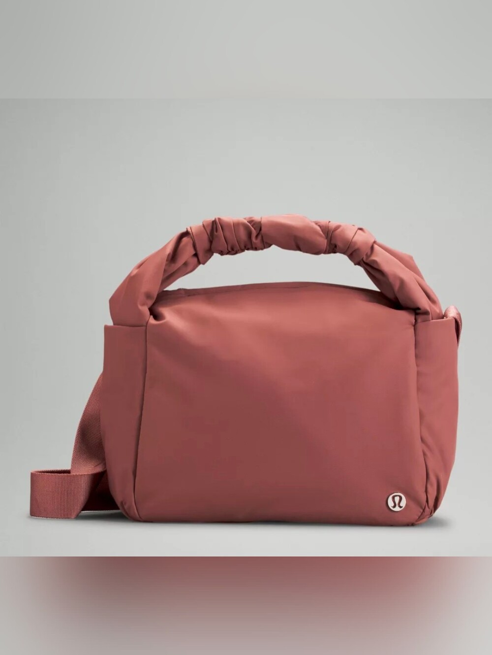 🆕 Lululemon Gathered Handle Dusty Rose Shoulder Bag 6L Like New Condition - Picture 4 of 13
